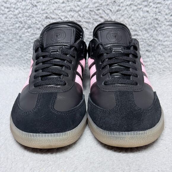 Adidas Samba Inter Miami CF Mens Size 9 Sneakers Black Pink Leather - Picture 3 of 10